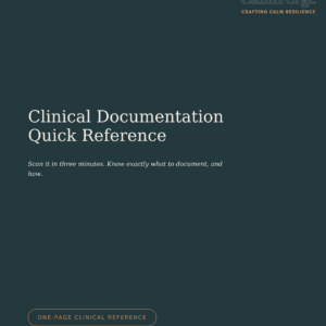 Clinical Documentation Quick Reference